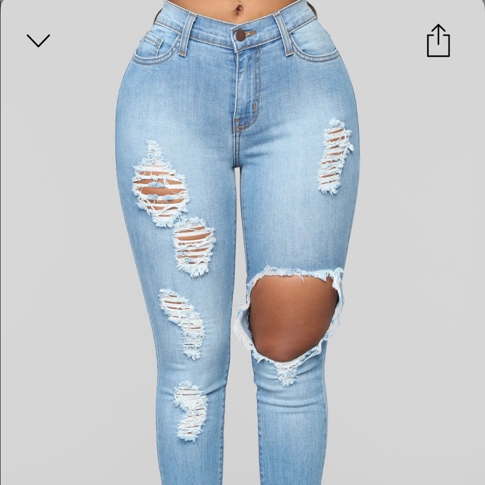 Glistening Jeans - Medium Wash